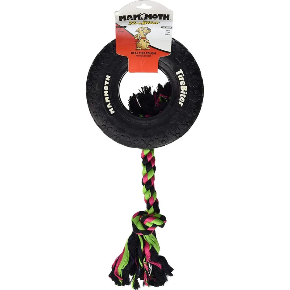 Mammoth TireBiter® with Rope Dog Toy - Image 2