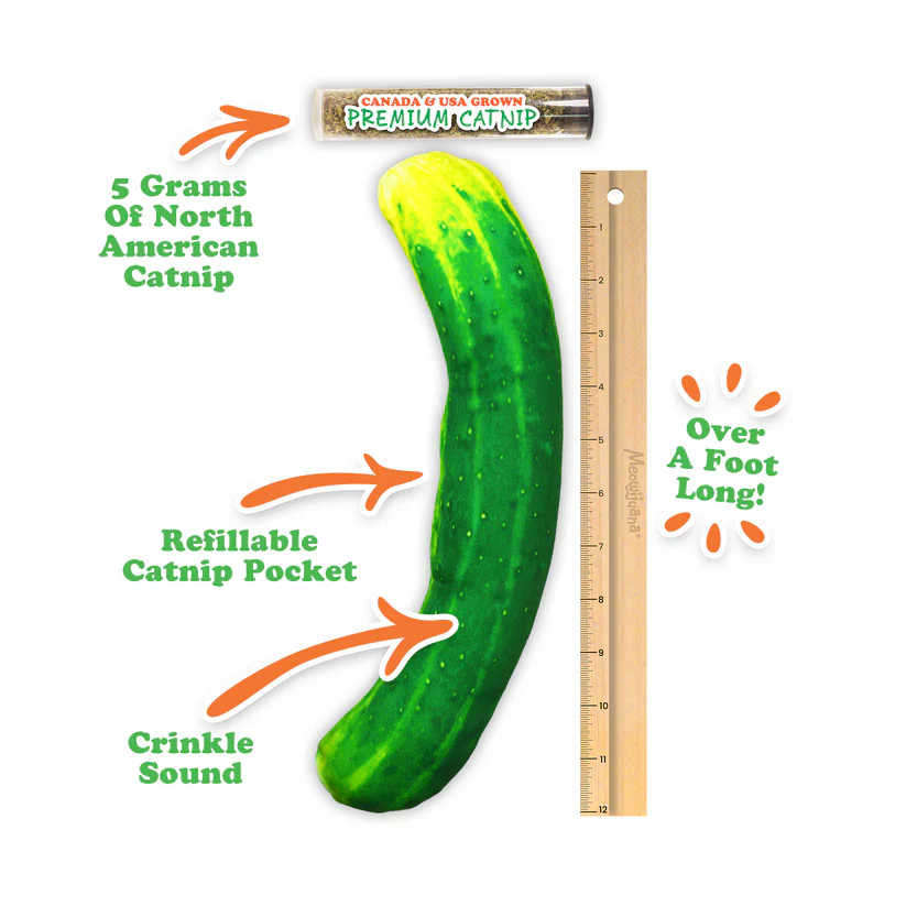 Meowijuana Get Kickin' Refillable Spicy Pickle Kicker Cat Toys - Image 2