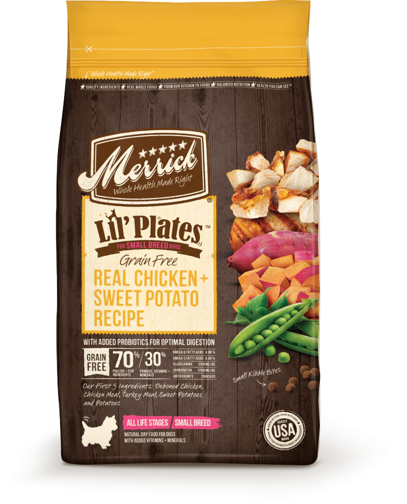 Merrick Lil' Plates Small Breed Grain Free Real Chicken and Sweet Potato Dry Dog Food