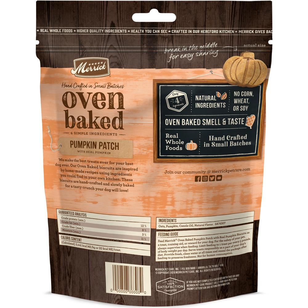 Merrick Oven Baked Pumpkin Patch Dog Treats - Image 3