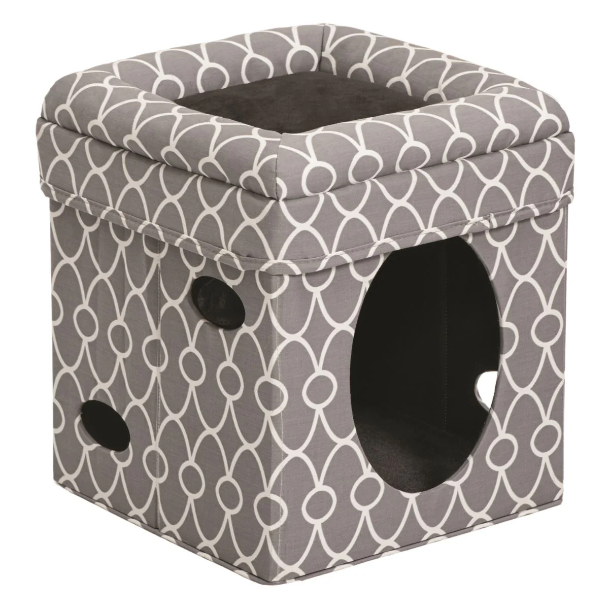 Midwest Home for Pets Curious Cat Cube - Gray