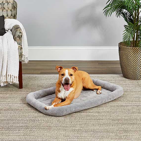 Midwest QuietTime® Deluxe Diamond Stitch Pet Bed - Image 4