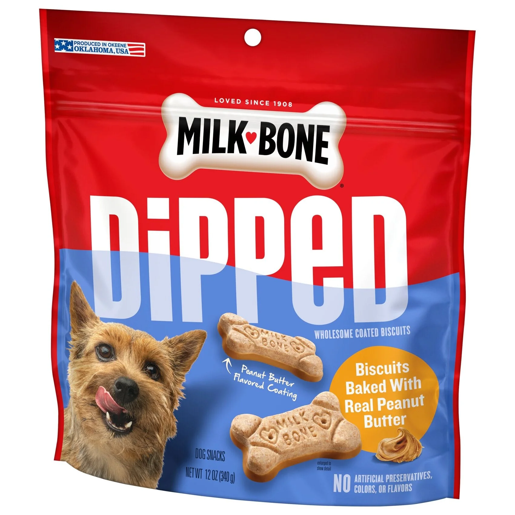 Milk-Bone Dipped® Dog Biscuits Baked With Peanut Butter Dog Treats - Image 3