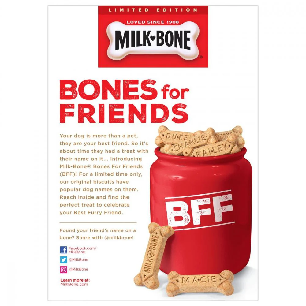 Milk-Bone Bones for Friends Medium Dog Biscuits - Image 3