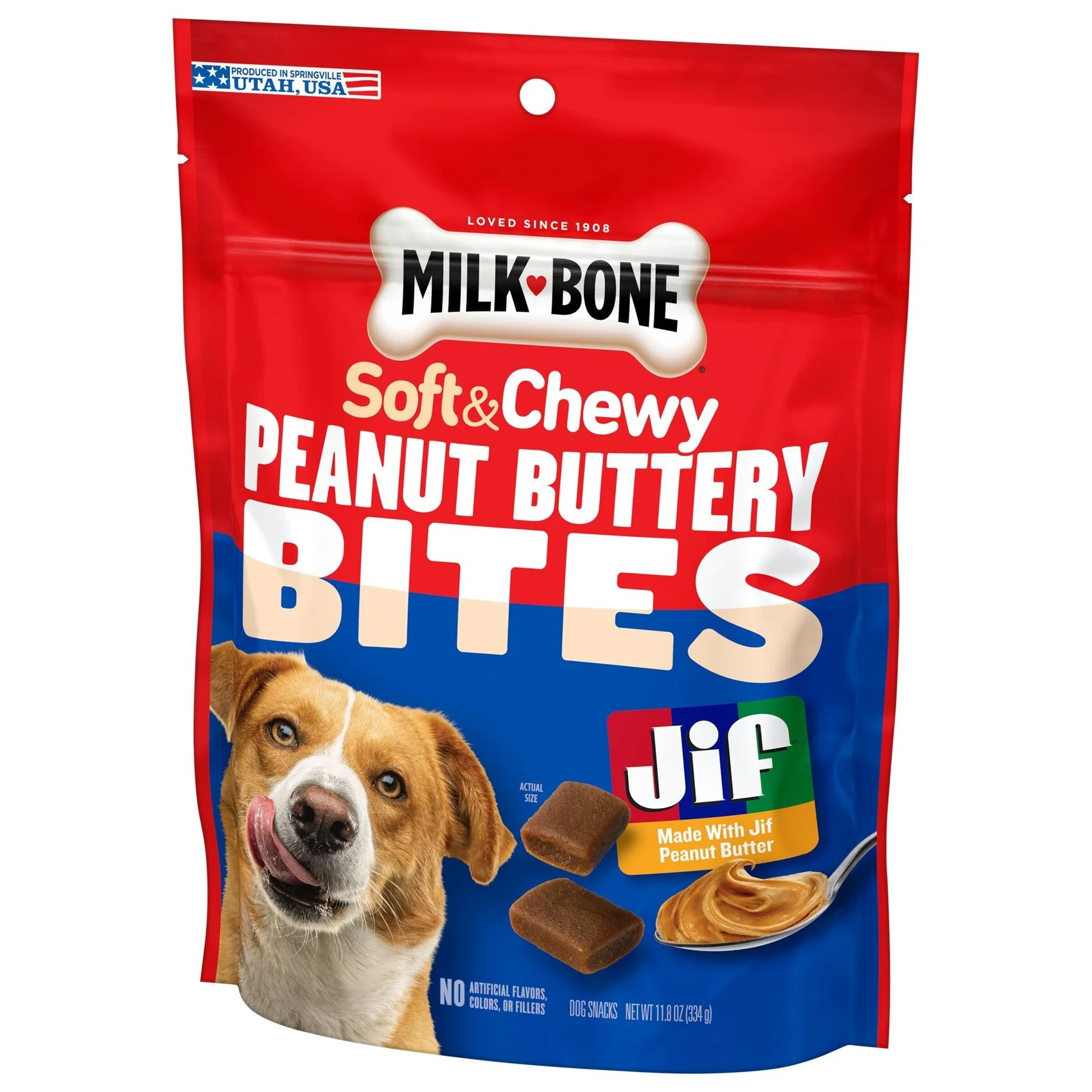 Milk-Bone Peanut Buttery Bites Made With Jif® Peanut Butter Dog Treats - Image 3