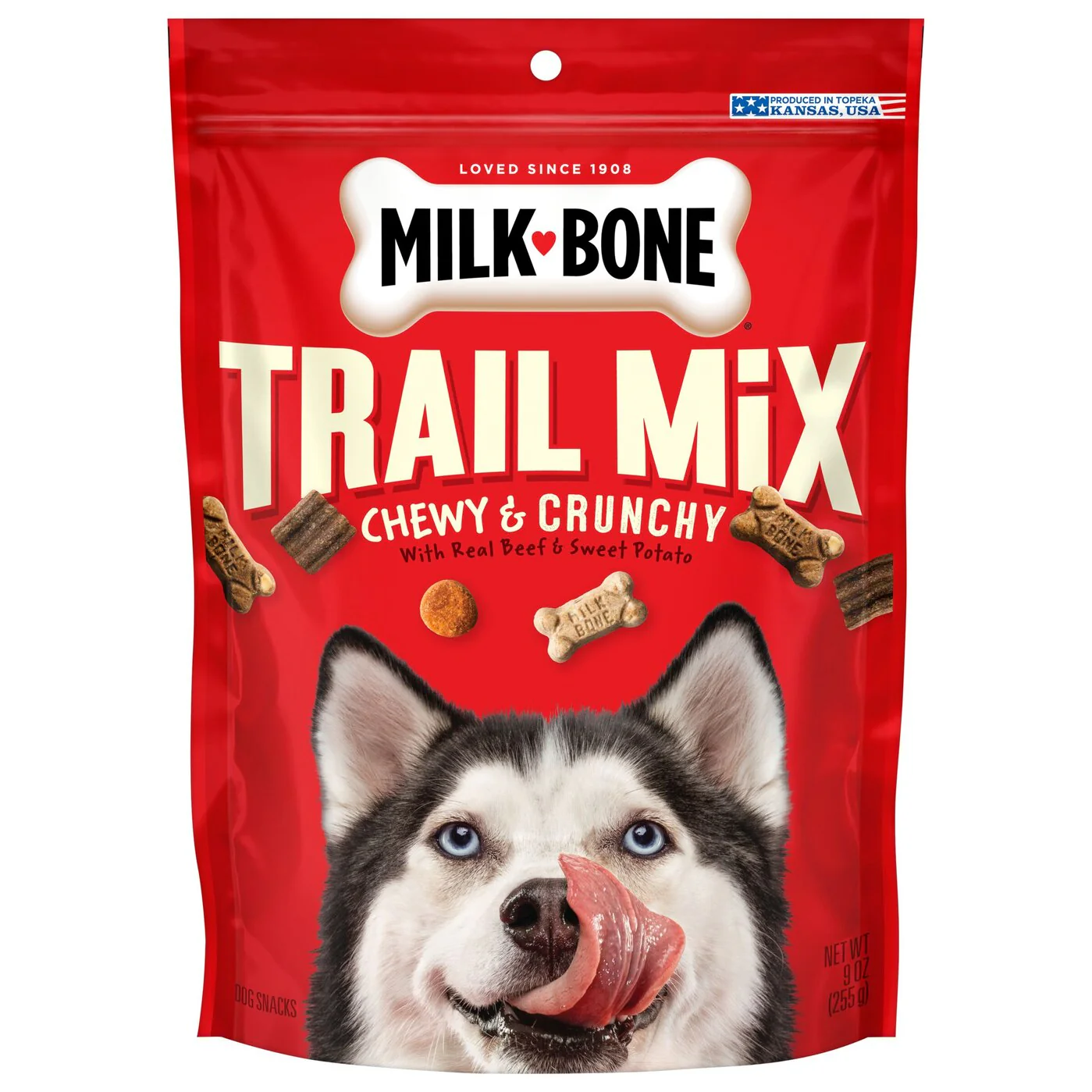 Milk-Bone Trail Mix With Real Beef & Sweet Potato Chewy and Crunchy Dog Treats - Image 2