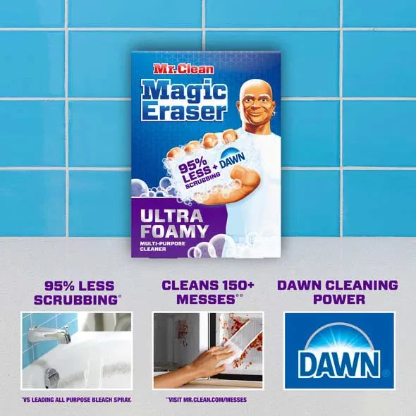 Mr. Clean Magic Eraser Sponge All Purpose Cleaner Ultra Foamy - Image 2