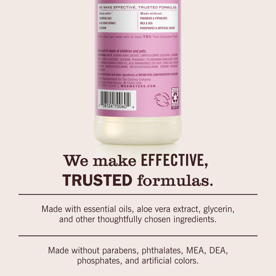 Mrs. Meyer's Peony Dish Soap - Image 5