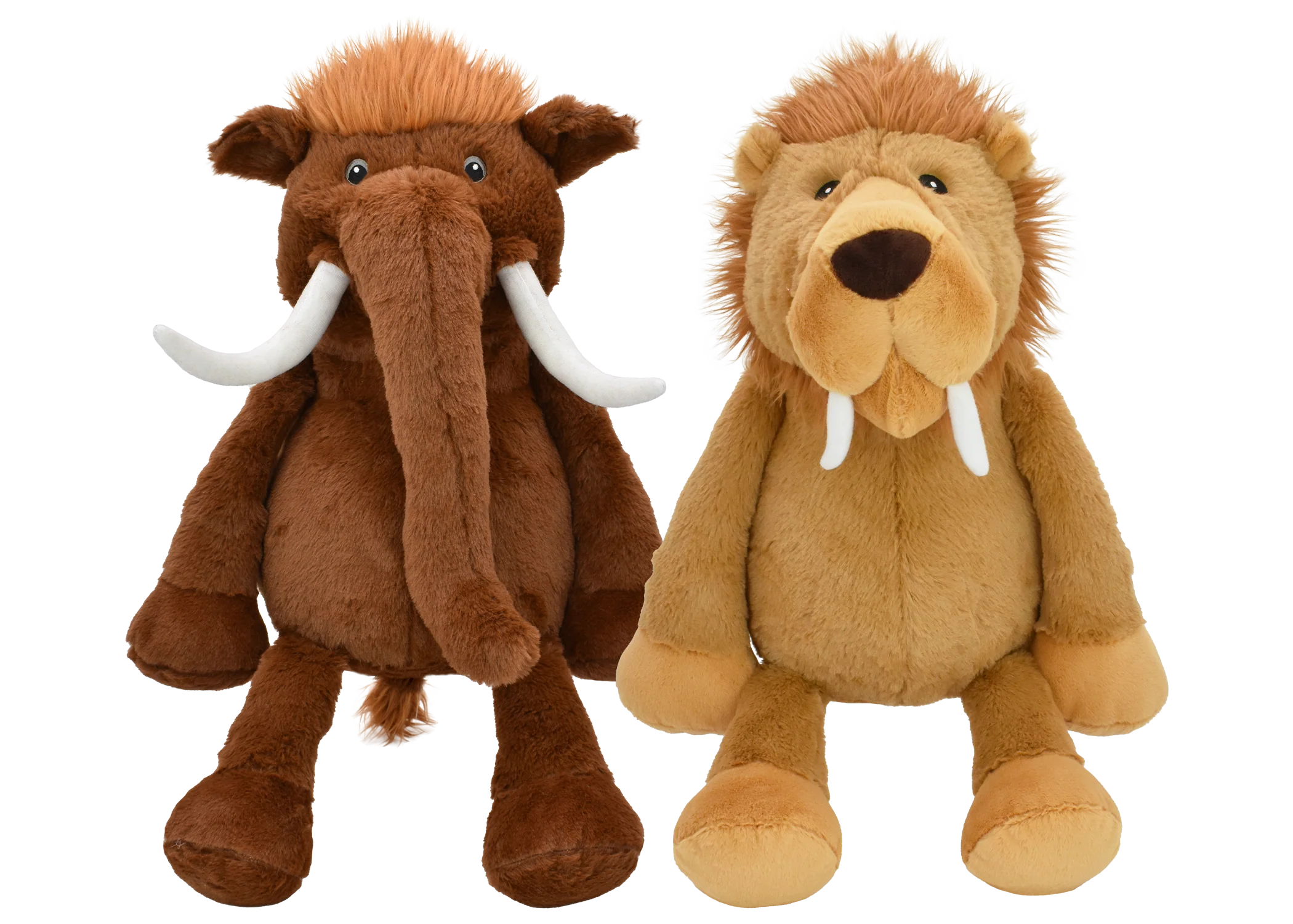 Mulitpet Jumbo Mammoth & Sabertooth Tiger Dog Toy