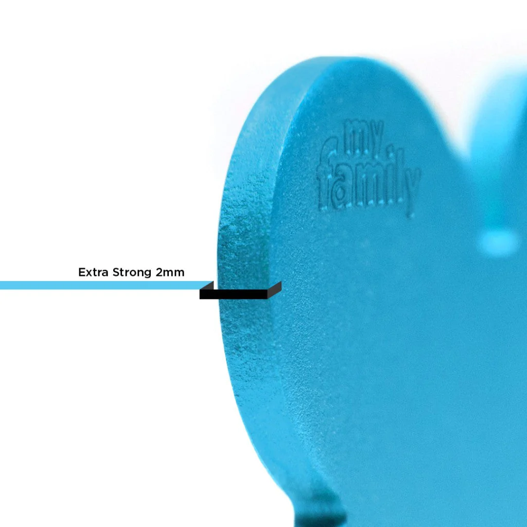 MyFamily ID Tag Basic Collection Big Bone Light Blue in Aluminum - Image 2