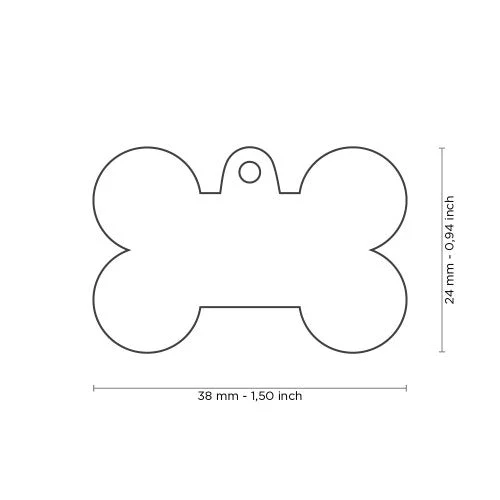 MyFamily ID Tag Big Bone Bronx Futuristic in English Brass - Image 2