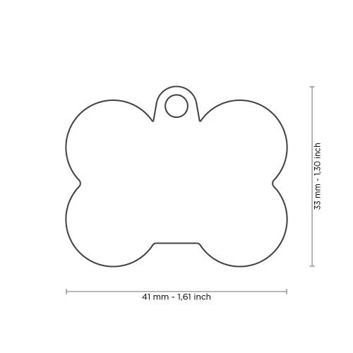 MyFamily Id Tag Hushtag Collection Aluminium Black Bone With Green Rubber - Image 2