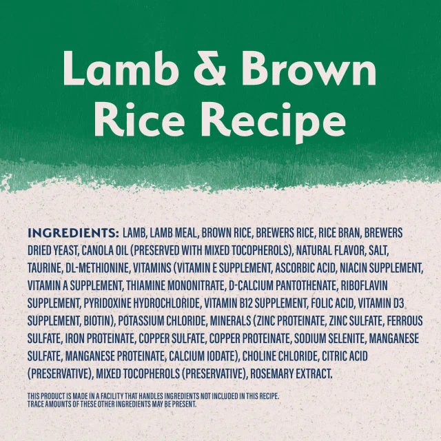 Natural Balance Limited Ingredient Diets Lamb & Brown Rice Recipe Dry Dog Formula - Image 2