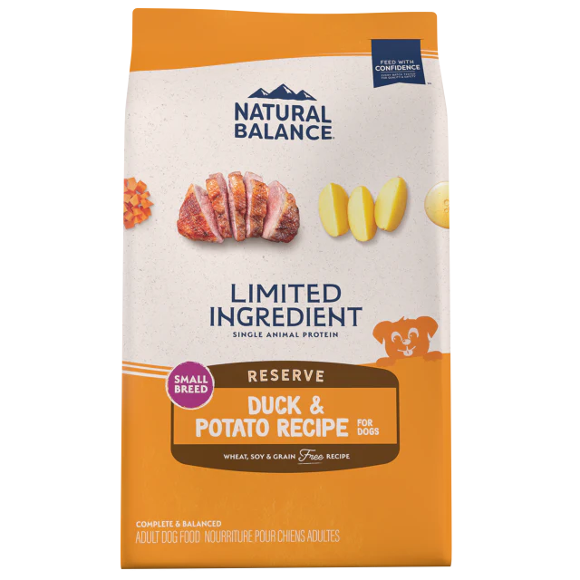 Natural Balance Limited Ingredient Reserve Grain Free Duck & Potato Small Breed Recipe Dry Dog Food