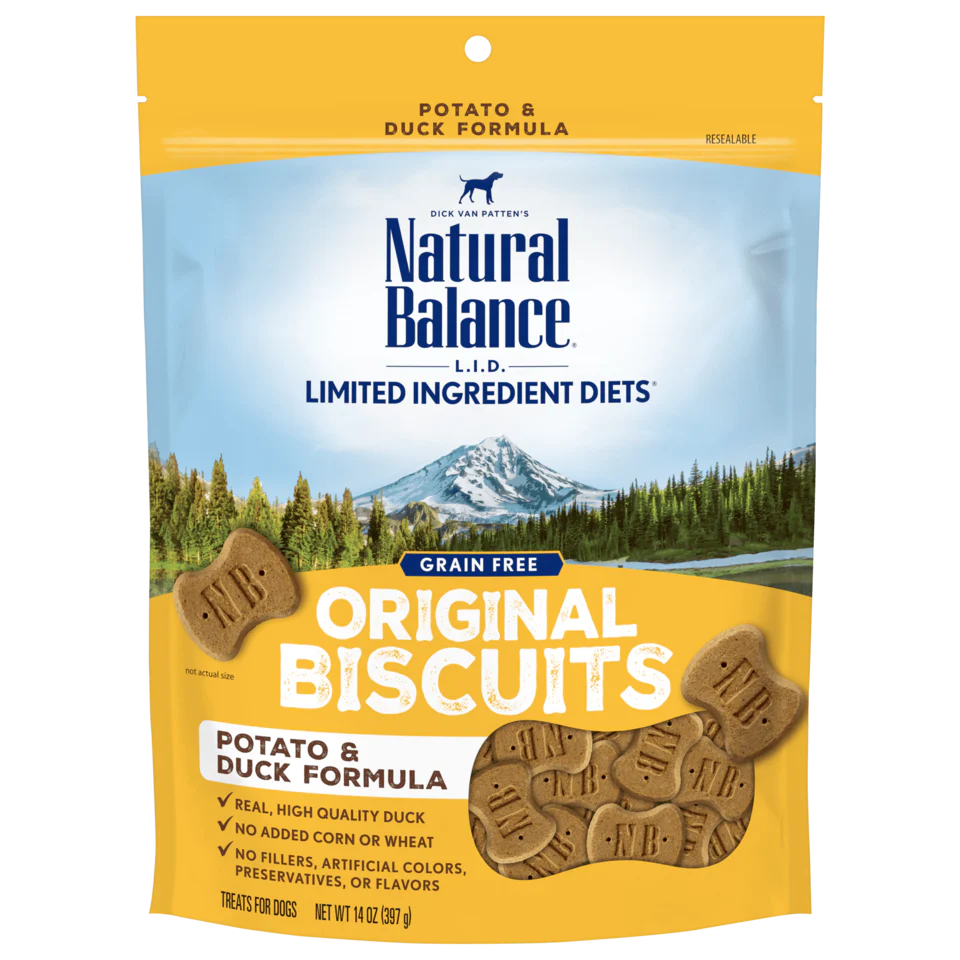 Natural Balance L.I.T. Limited Ingredient Treats Potato and Duck Dog Treats - Image 2