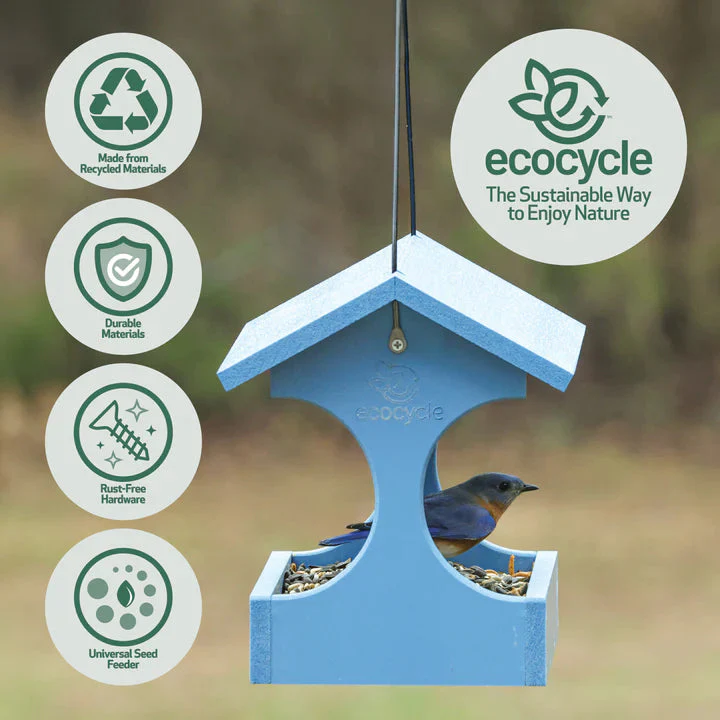 Nature's Way Bird Products EcoCycle™ Dine-n-Dash Recycled Plastic Bird Feeder - Image 2
