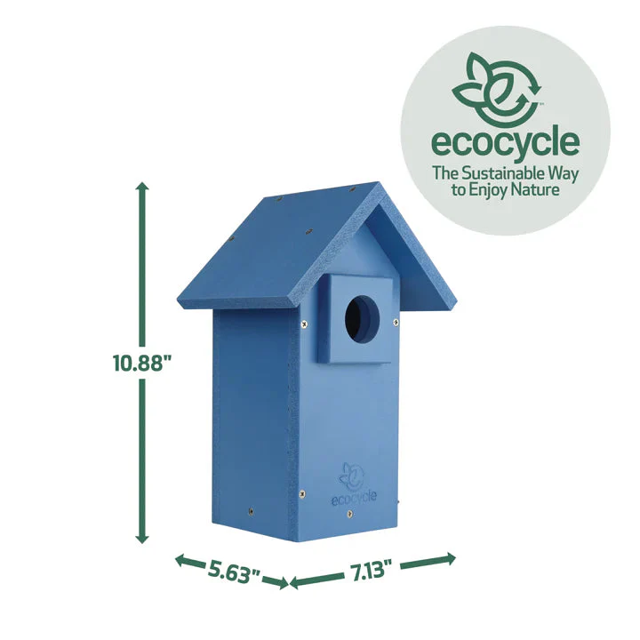 Nature's Way EcoCycle™ Bluebird Bungalow Recycled Plastic Bird House - Image 5