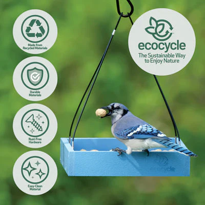 Nature's Way EcoCycle™ Perfect Picnic Recycled Plastic Bird Feeder - Image 2