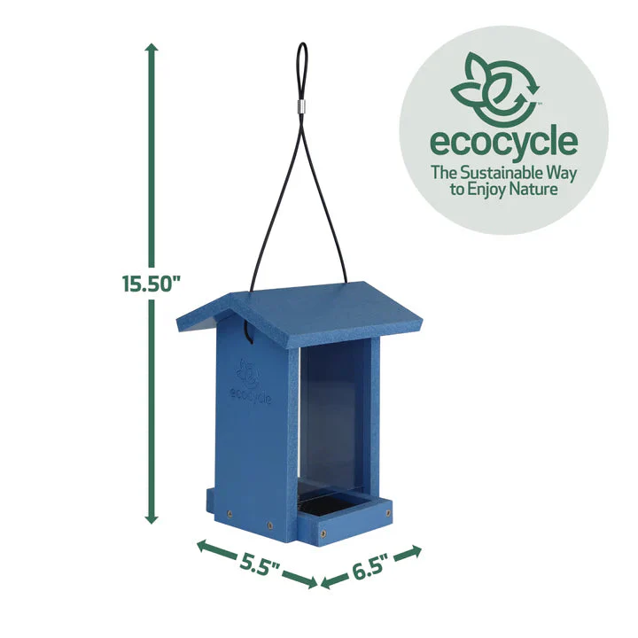 Nature's Way EcoCycle™ Tasty Tidbit Recycled Plastic Bird Feeder - Image 4