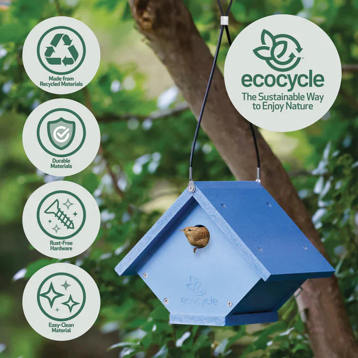 Nature's Way EcoCycle™ Wren Roost Recycled Plastic Bird House - Image 2