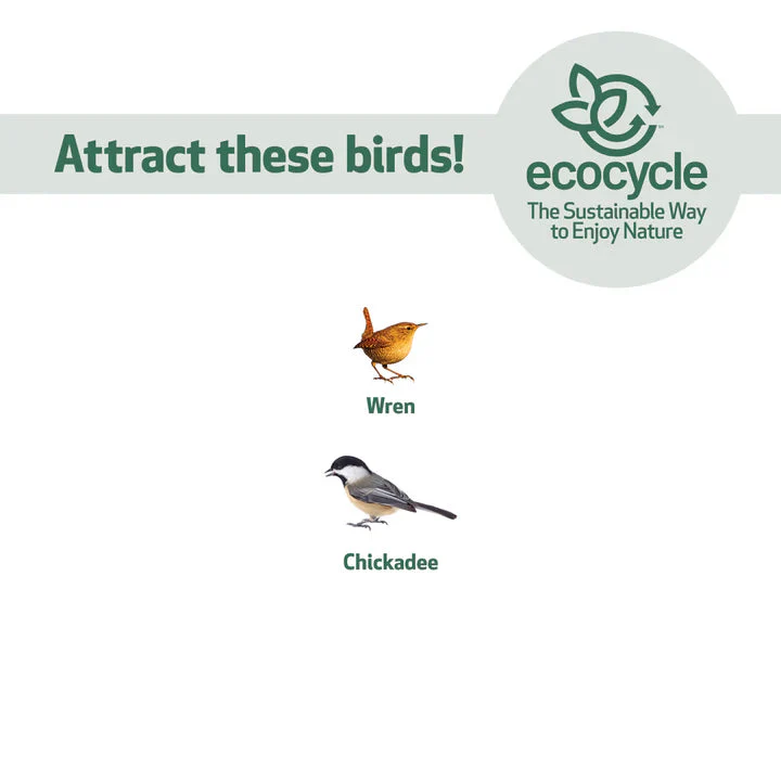 Nature's Way EcoCycle™ Wren Roost Recycled Plastic Bird House - Image 4
