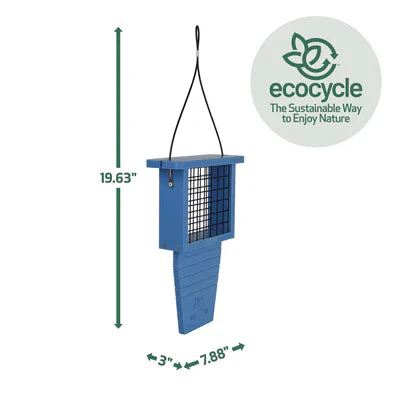 Nature's Way Suet Station Recycled Plastic Tail-prop Bird Feeder - Image 5
