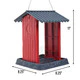 North States Village Collection Red Shed Birdfeeder - Image 4
