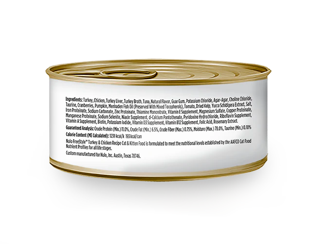 Nulo FreeStyle Grain Free Turkey & Chicken Recipe Canned Food - Image 3