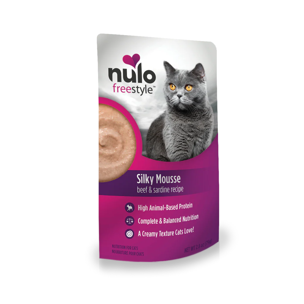 Nulo FreeStyle Silky Mousse Sardine & Beef in Broth Recipe for Cats