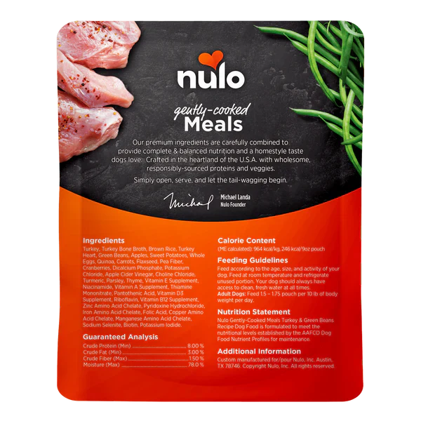 Nulo Gently-Cooked Meals Turkey & Green Beans Recipe - Image 2