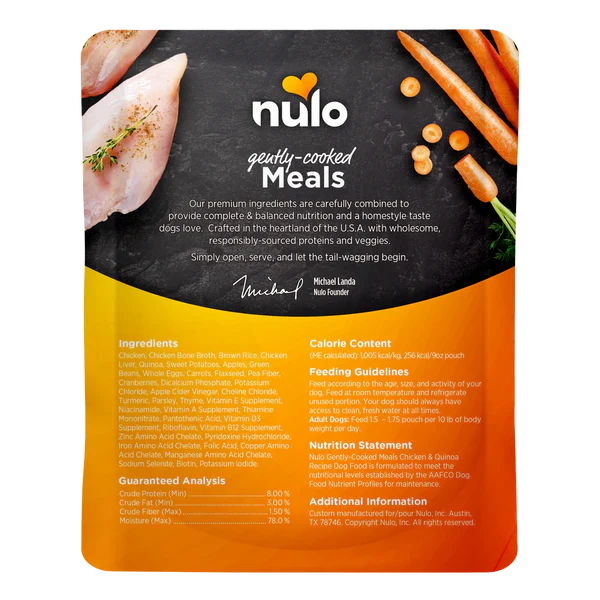 Nulo Gently-Cooked Meals Chicken & Quinoa Recipe - Image 2