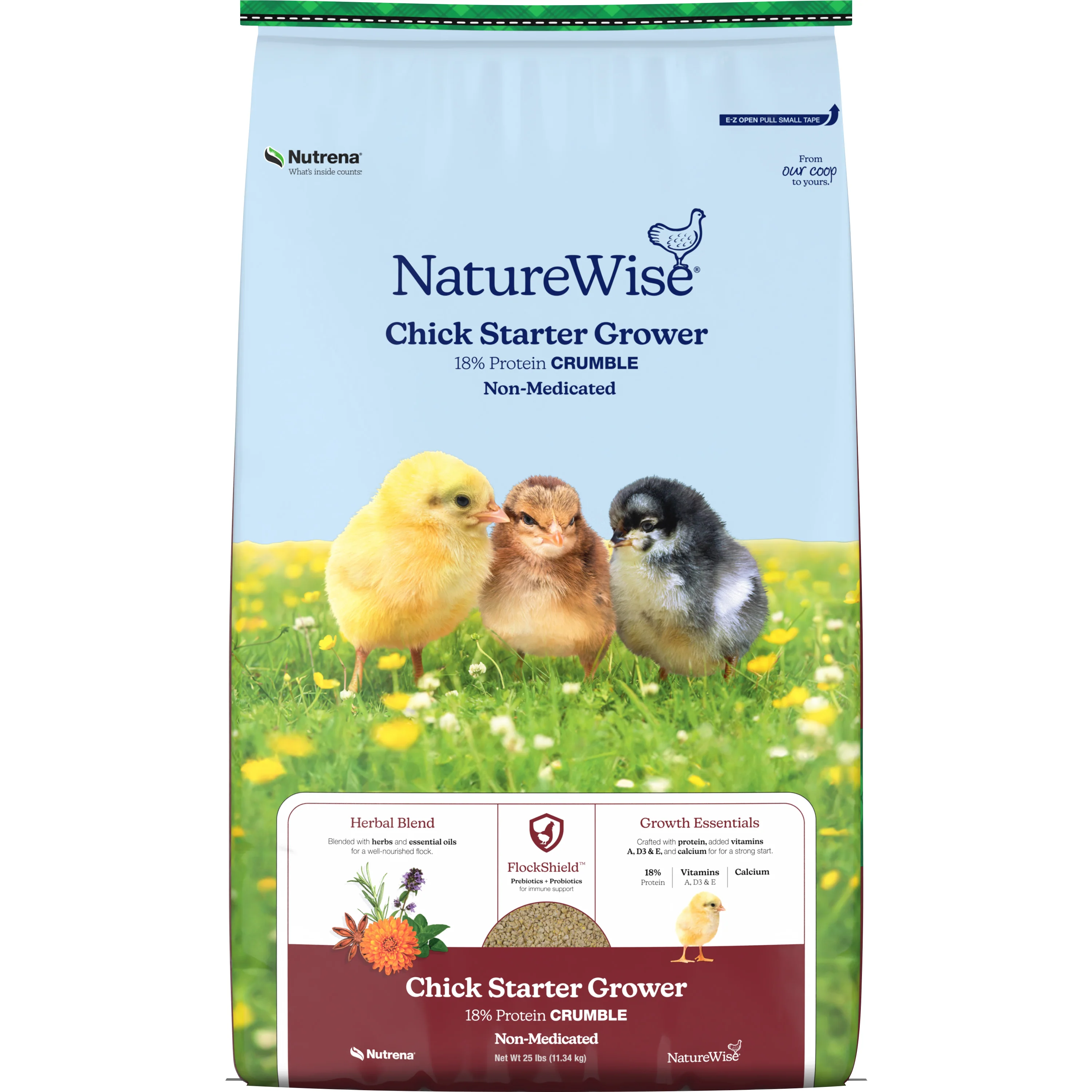 Nutrena® NatureWise® Chick Starter Grower 18% Protein Crumble Feed - Image 2