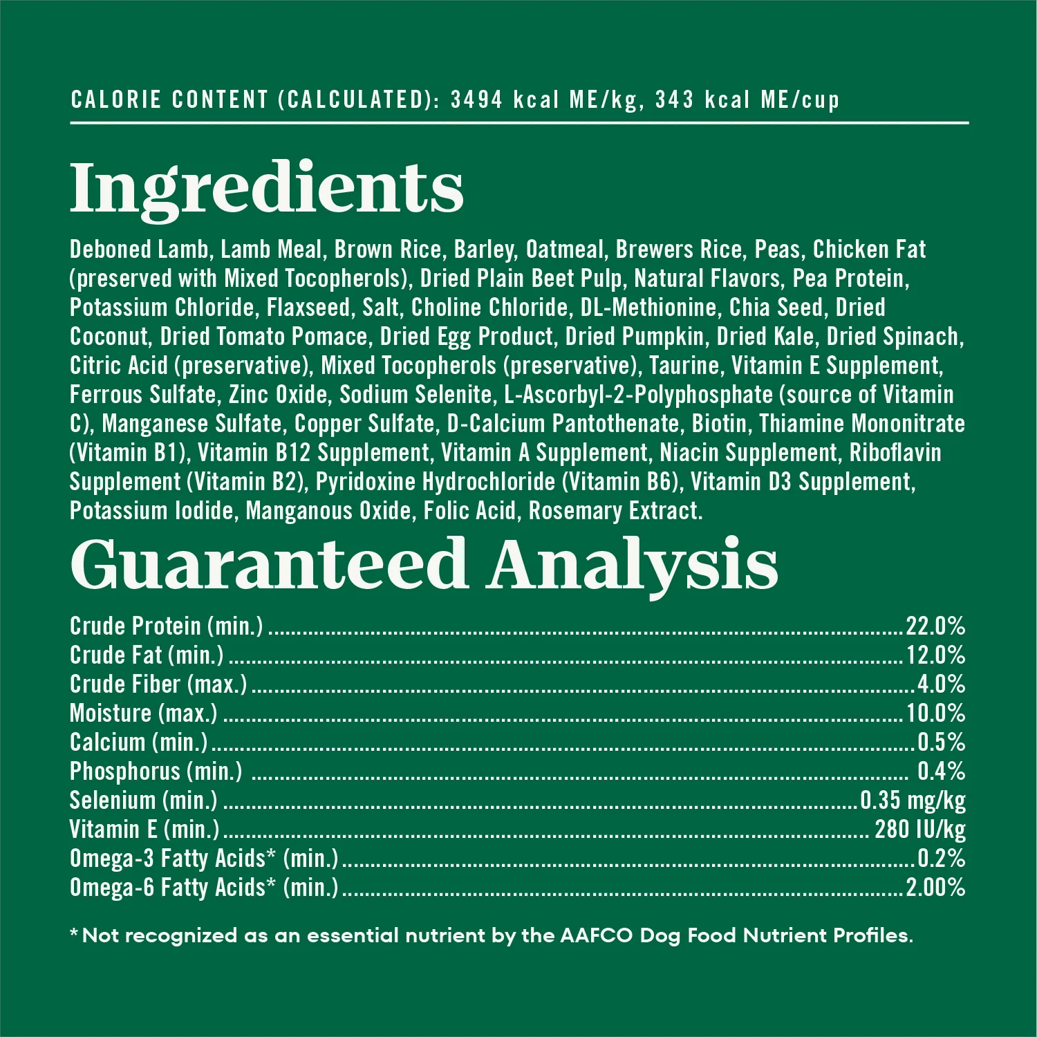 Nutro Natural Choice Lamb & Brown Rice Recipe Adult Large Breed Dry Dog Food - Image 5