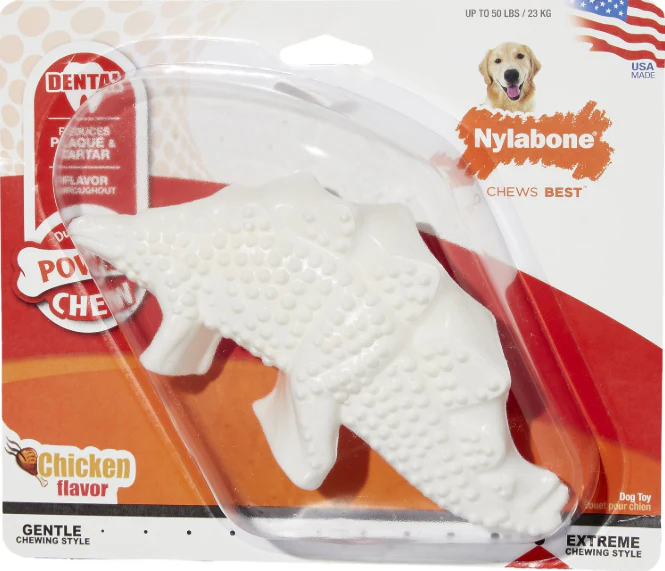 Nylabone DuraChew Dental Chew Dino Dog Toy - Image 3