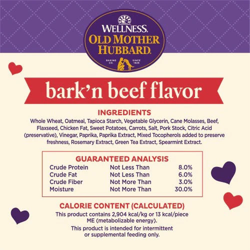 Old Mother Hubbard Soft & Chewy Beef & Sweet Potato Flavored Mini Dog Biscuits - Image 4