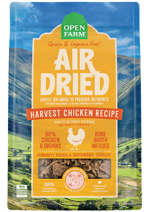 Open Farm Air Dried Harvest Chicken Recipe for Dogs