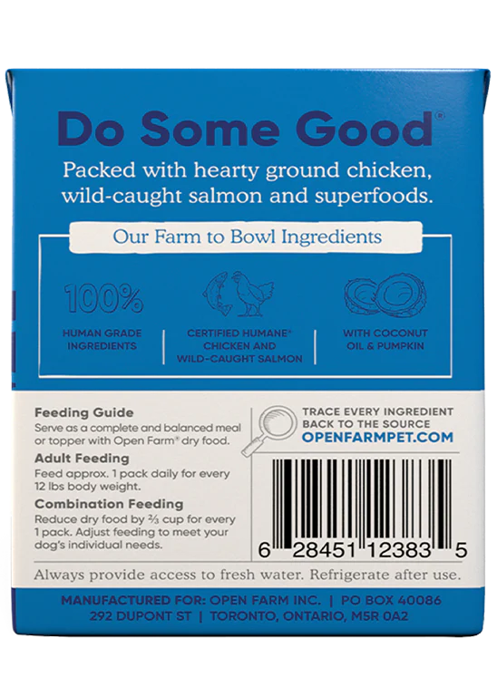 Open Farm Chicken & Salmon Rustic Stew Wet Dog Food - Image 3