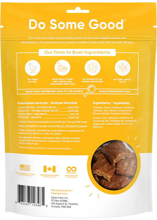 Open Farm Dehydrated Chicken Dog Treats - Image 3