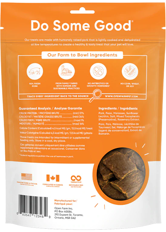 Open Farm Dehydrated Pork Treats - Image 3