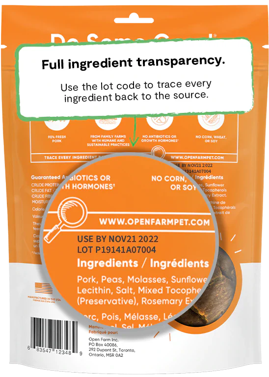 Open Farm Dehydrated Pork Treats - Image 4