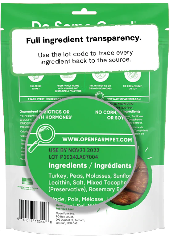 Open Farm Dehydrated Turkey Treats - Image 4