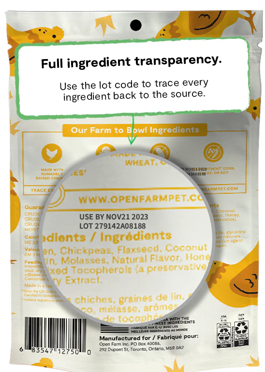 Open Farm Grain-Free Chicken Jerky Strips Dog Treats - Image 4