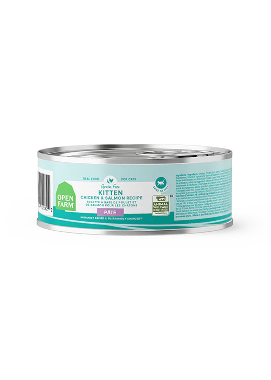 Open Farm Kitten Chicken & Salmon Pâté for Cats