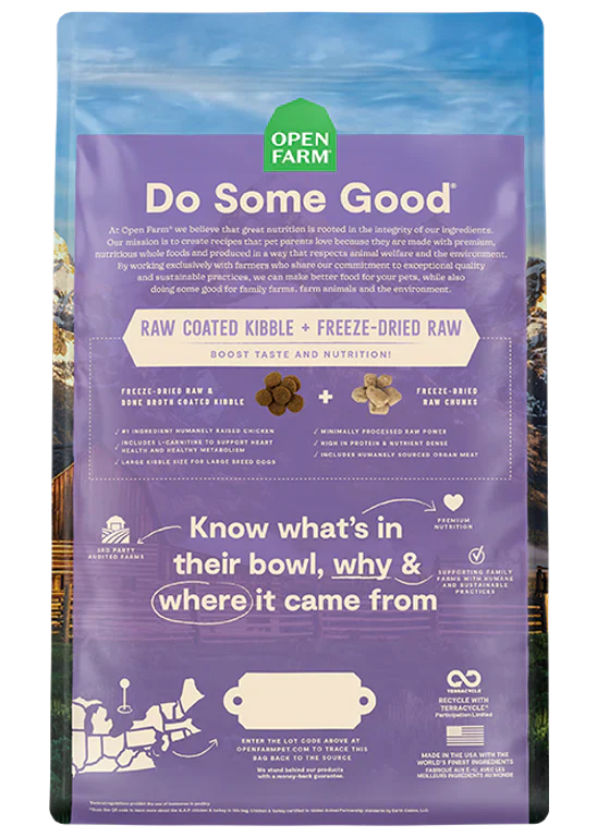 Open Farm Large Breed with Ancient Grains Rawmix for Dogs - Image 3
