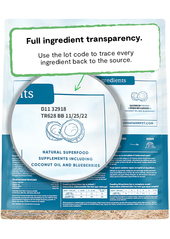 Open Farm Surf & Turf Freeze Dried Raw Dog Food - Image 4