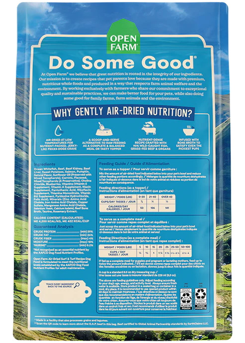 Open Farm Air Dried Surf & Turf Recipe for Dogs - Image 3