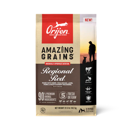 ORIJEN Amazing Grains Regional Red Dry Dog Food