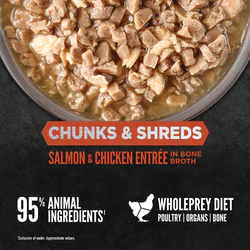 Orijen Chunks & Shreds Salmon & Chicken Entrée Wet Cat Food - Image 2