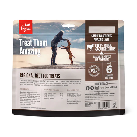 ORIJEN Regional Red Freeze-Dried Dog Treats - Image 4
