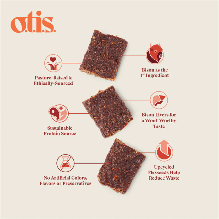 Otis WILD THINGS  Bison Jerky  Dog Treats - Image 3